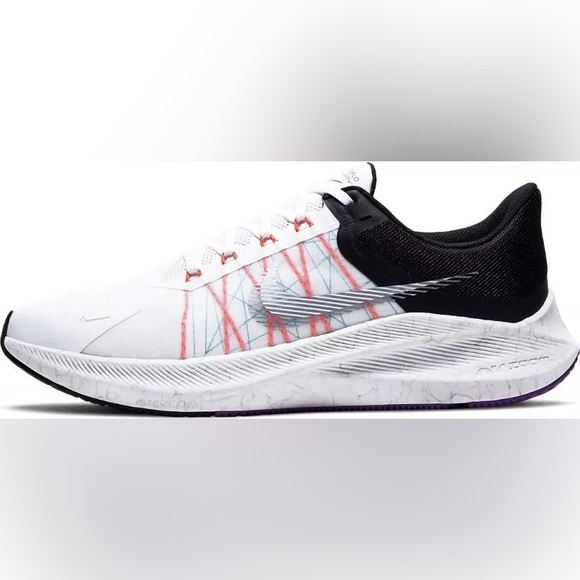 Nike Winflo 8‎ 'White Flash Crimson' running shoes 10